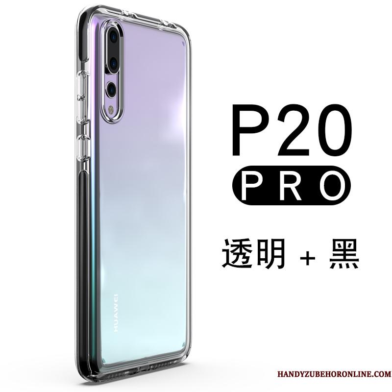 Huawei P20 Pro Etui High End Alt Inklusive Af Personlighed Silikone Gennemsigtig Hemming Anti-fald