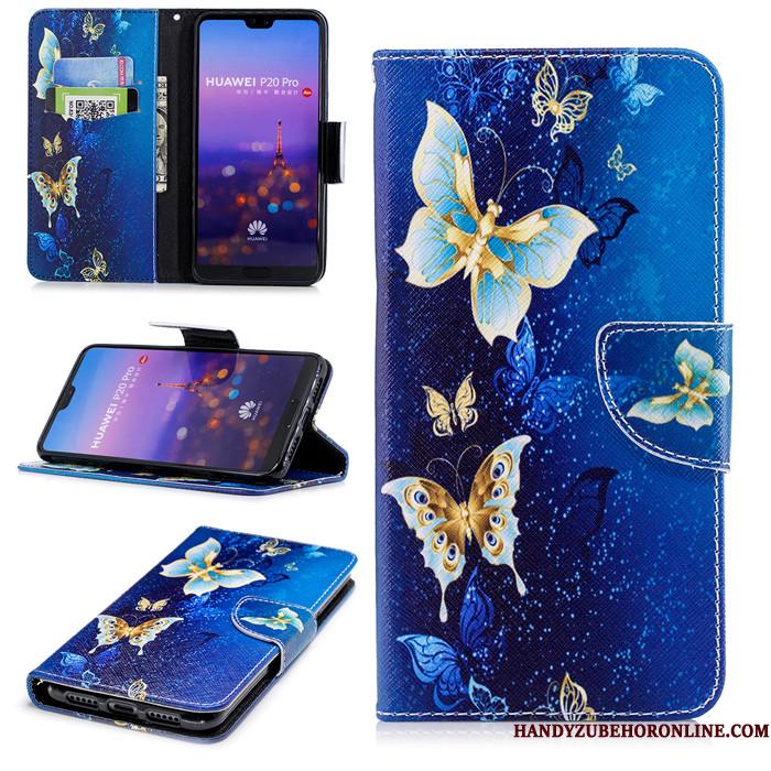 Huawei P20 Silikone Folio Telefon Etui Kreativ Cover Anti-fald Beskyttelse