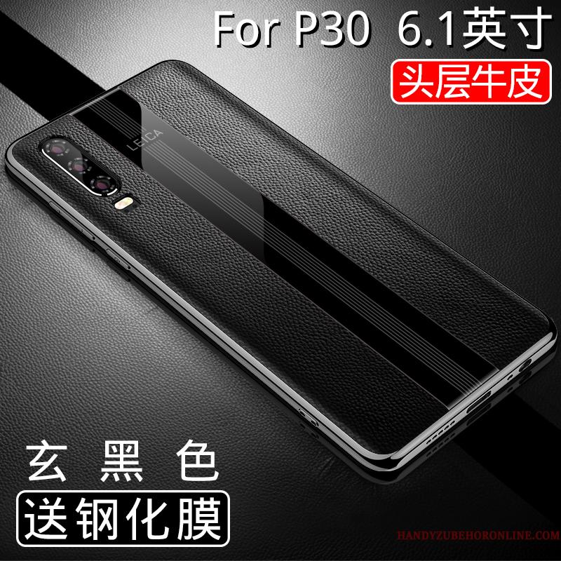 Huawei P30 Alt Inklusive Rød Beskyttelse Cover Anti-fald Telefon Etui Silikone