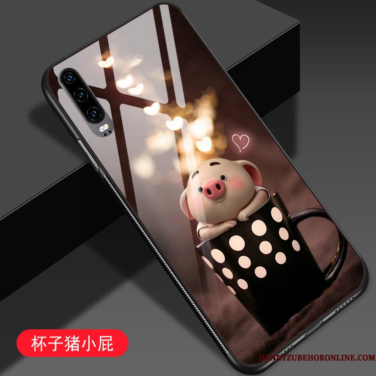 Huawei P30 Etui Ungdom Glas Smuk Af Personlighed Lille Sektion Net Red Trend