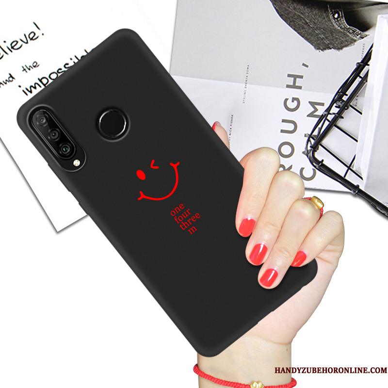 Huawei P30 Lite Af Personlighed Beskyttelse Sort Cover Telefon Etui