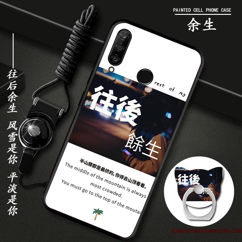 Huawei P30 Lite Blå Af Personlighed Blød Hængende Ornamenter Telefon Etui Cover