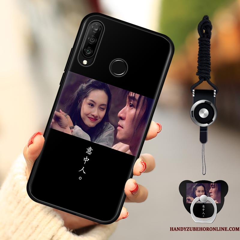 Huawei P30 Lite Telefon Etui Blå Anti-fald Cover Blød Trend Mode