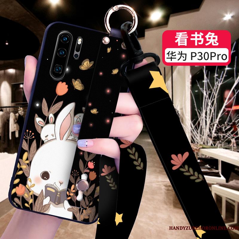 Huawei P30 Pro Cartoon Af Personlighed Blød Anti-fald Kreativ Telefon Etui Mobiltelefon