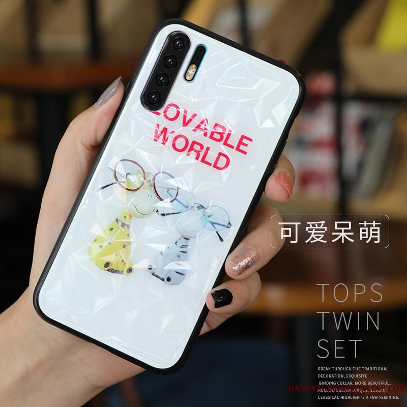 Huawei P30 Pro Kreativ Af Personlighed Telefon Etui Smuk Anti-fald Alt Inklusive Blå