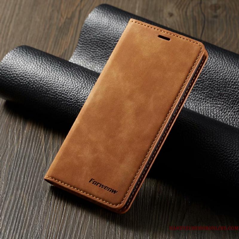Huawei P30 Pro Lædertaske Business Beskyttelse Anti-fald Alt Inklusive Ny Telefon Etui
