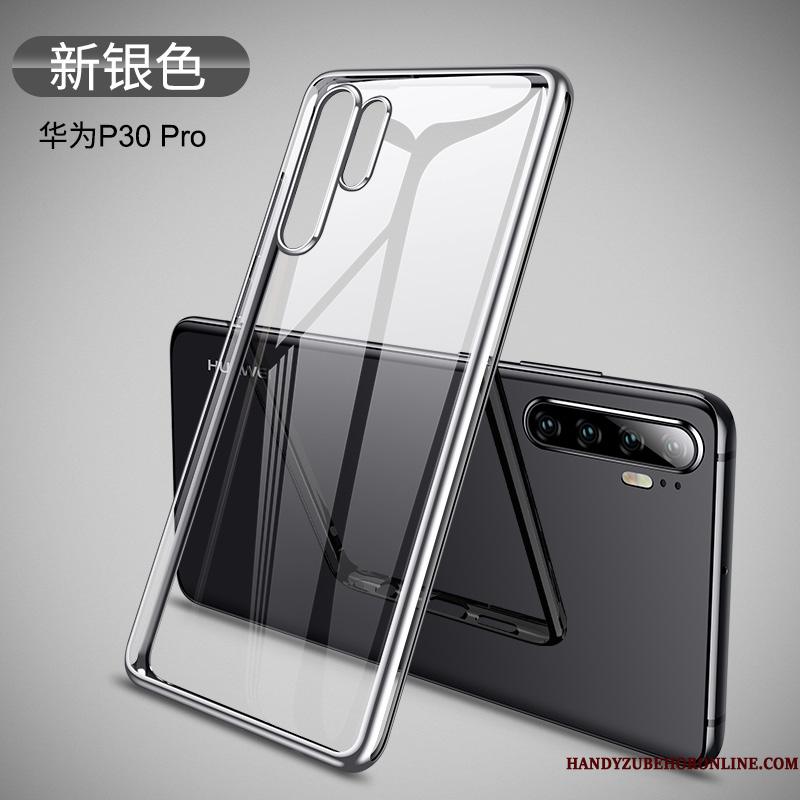 Huawei P30 Pro Trendy Telefon Etui Anti-fald Blå Beskyttelse Net Red High End