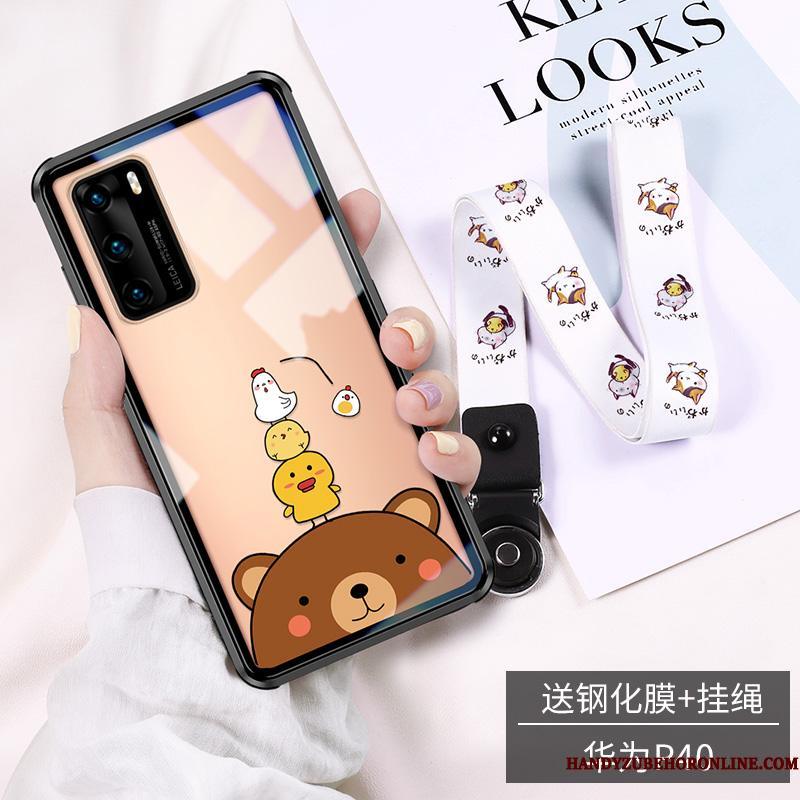 Huawei P40 Beskyttelse Cover Smuk Anti-fald Telefon Etui Cartoon Tynd