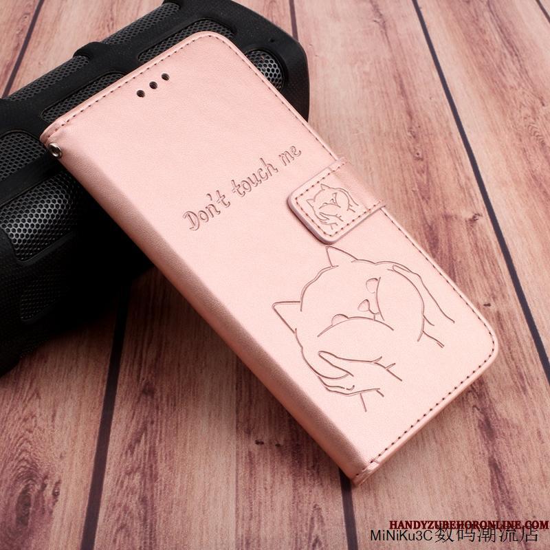 Huawei P40 Lite Silikone Lædertaske Kat Telefon Etui Alt Inklusive Lilla Folio