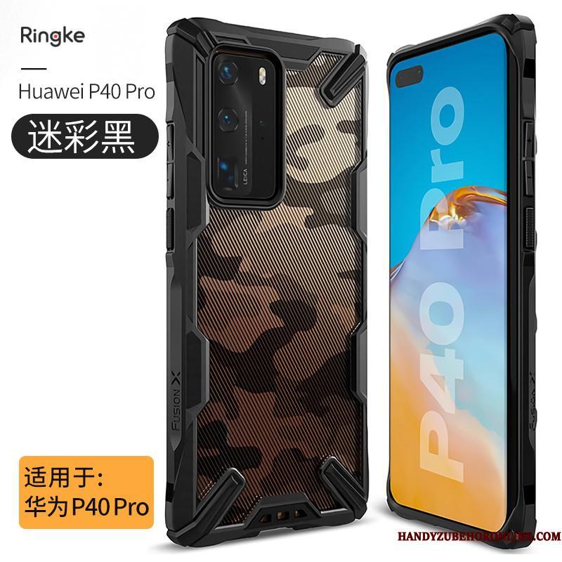 Huawei P40 Pro Af Personlighed Telefon Etui Gennemsigtig Kreativ High End Anti-fald Beskyttelse