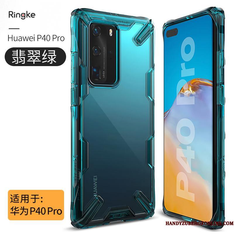 Huawei P40 Pro Af Personlighed Telefon Etui Gennemsigtig Kreativ High End Anti-fald Beskyttelse