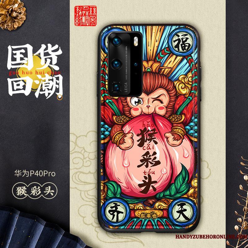Huawei P40 Pro Kreativ Elskeren Etui Cover Anti-fald Telefon Af Personlighed