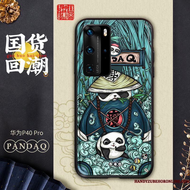 Huawei P40 Pro Kreativ Elskeren Etui Cover Anti-fald Telefon Af Personlighed