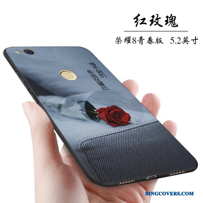 Huawei P8 Lite 2017 Nubuck Ungdom Blød Telefon Etui Anti-fald Cover Af Personlighed