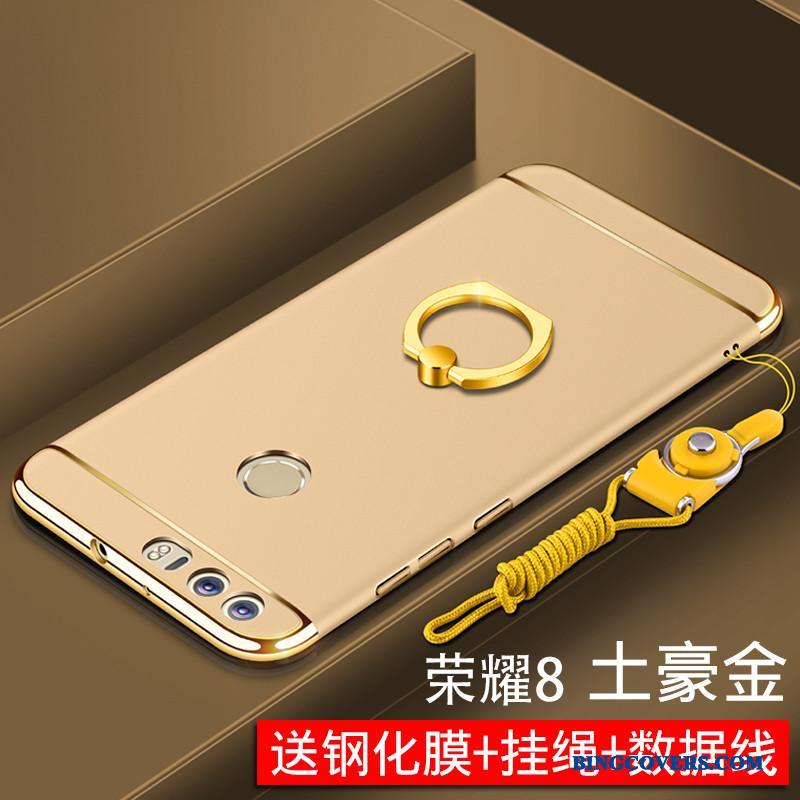 Huawei P8 Lite 2017 Ungdom Nubuck Telefon Etui Sort Cover Anti-fald Alt Inklusive