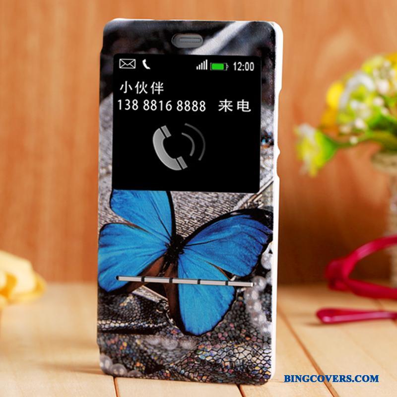 Huawei P8 Lite Etui Ungdom Lædertaske Beskyttelse Cover Clamshell Mobiltelefon