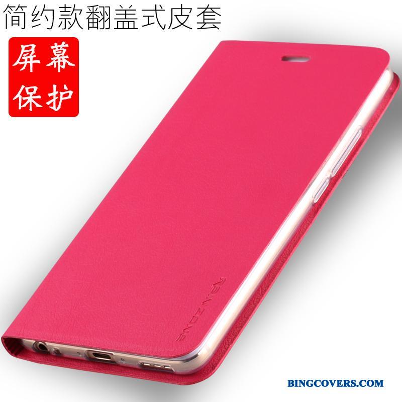 Huawei P8 Lite Mobiltelefon Ungdom Cover Telefon Etui Folio Lilla Beskyttelse