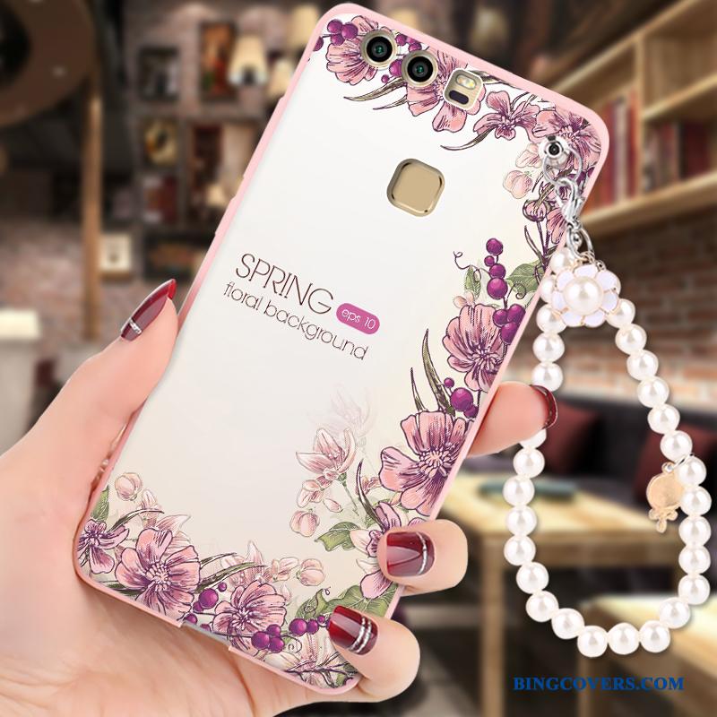 Huawei P9 Cover Blød Hængende Ornamenter Alt Inklusive Etui Silikone Telefon