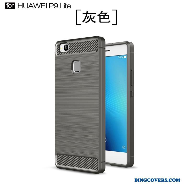 Huawei P9 Lite Etui Silke Blød Lyse Beskyttelse Cover Fiber