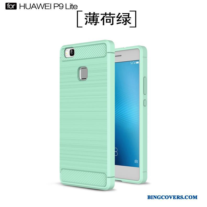 Huawei P9 Lite Etui Silke Blød Lyse Beskyttelse Cover Fiber