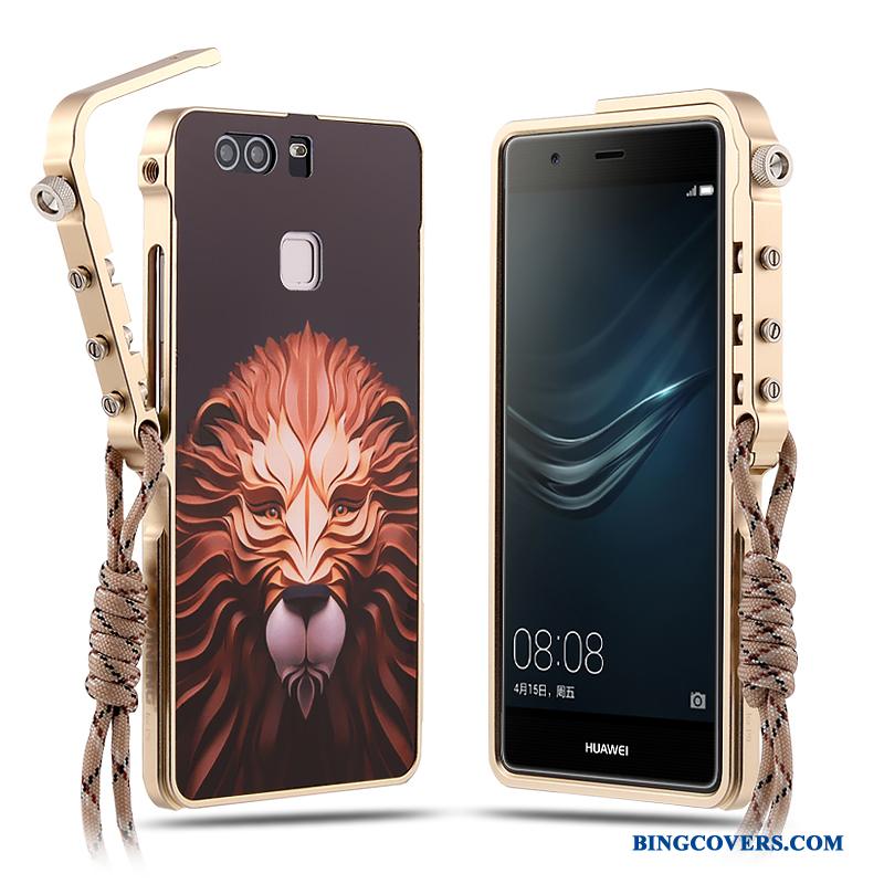 Huawei P9 Plus Metal Cover Anti-fald Etui Trend Beskyttelse Telefon
