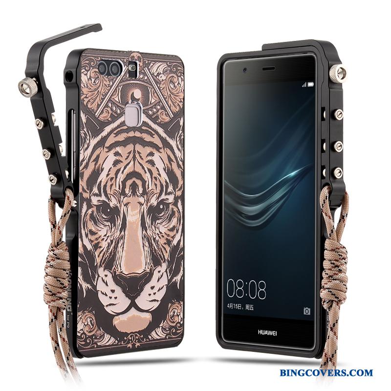 Huawei P9 Plus Metal Cover Anti-fald Etui Trend Beskyttelse Telefon