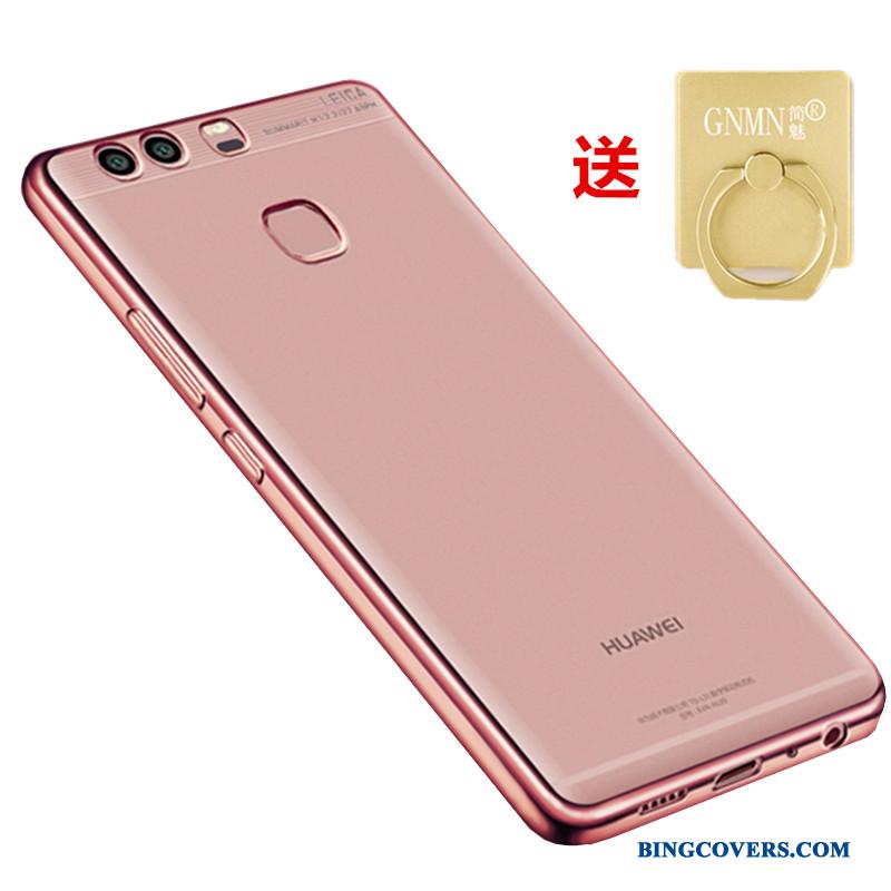 Huawei P9 Plus Silikone Mobiltelefon Cover Beskyttelse Blød Guld Etui