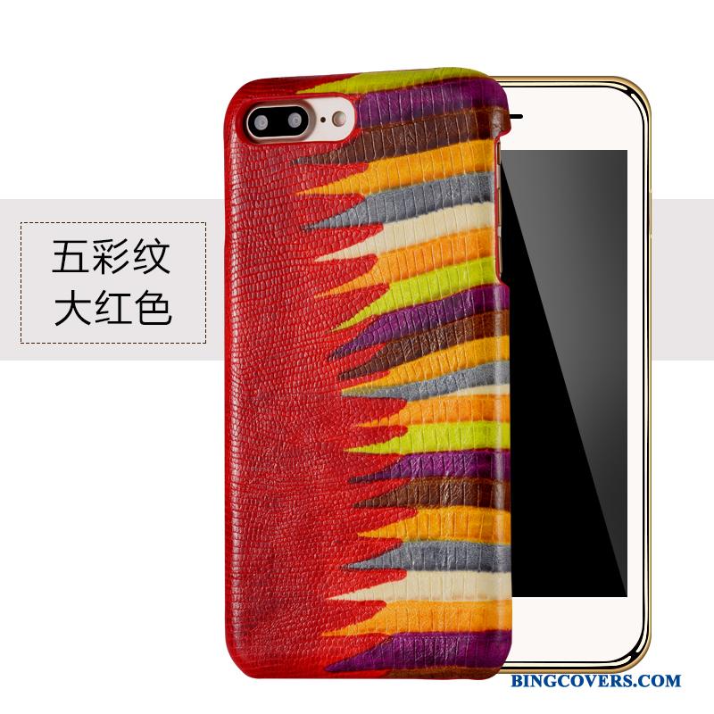 Huawei P9 Plus Ægte Læder Blandede Farver Telefon Etui Mobiltelefon High End Ny Bagdæksel