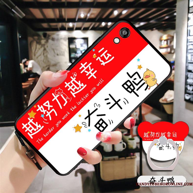 Huawei Y5 2019 Beskyttelse Alt Inklusive Hængende Ornamenter Telefon Etui Cover Anti-fald Lilla