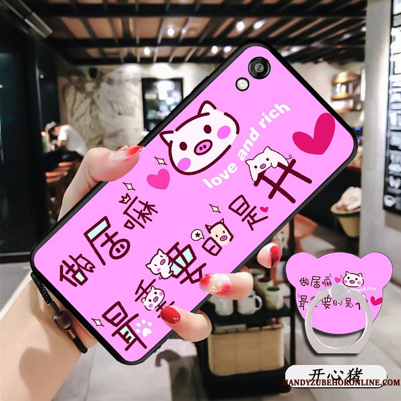 Huawei Y5 2019 Beskyttelse Alt Inklusive Hængende Ornamenter Telefon Etui Cover Anti-fald Lilla