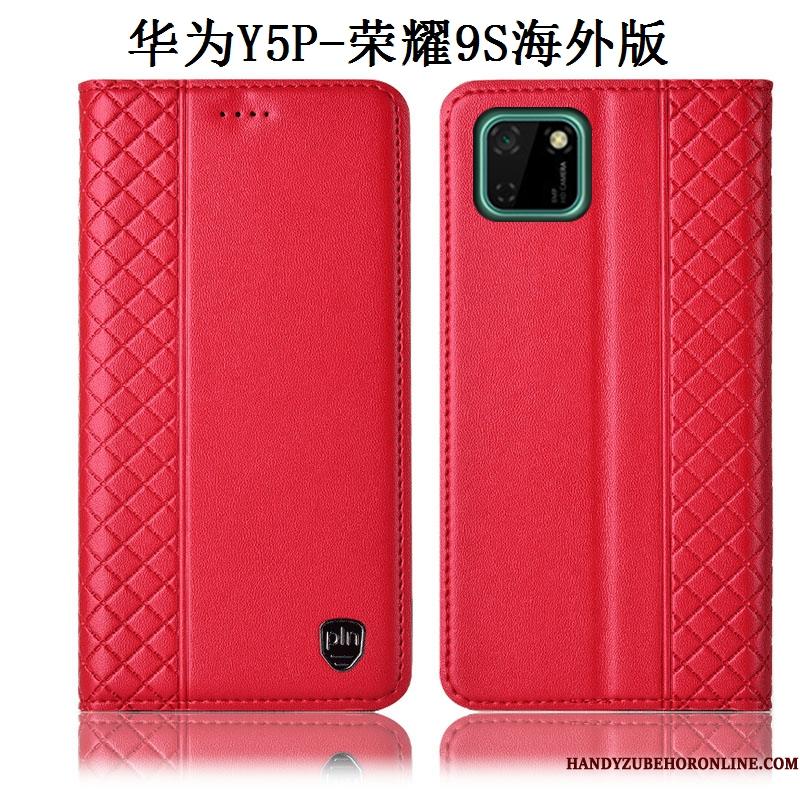 Huawei Y5p Beskyttelse Cover Telefon Etui Anti-fald Folio Brun Alt Inklusive