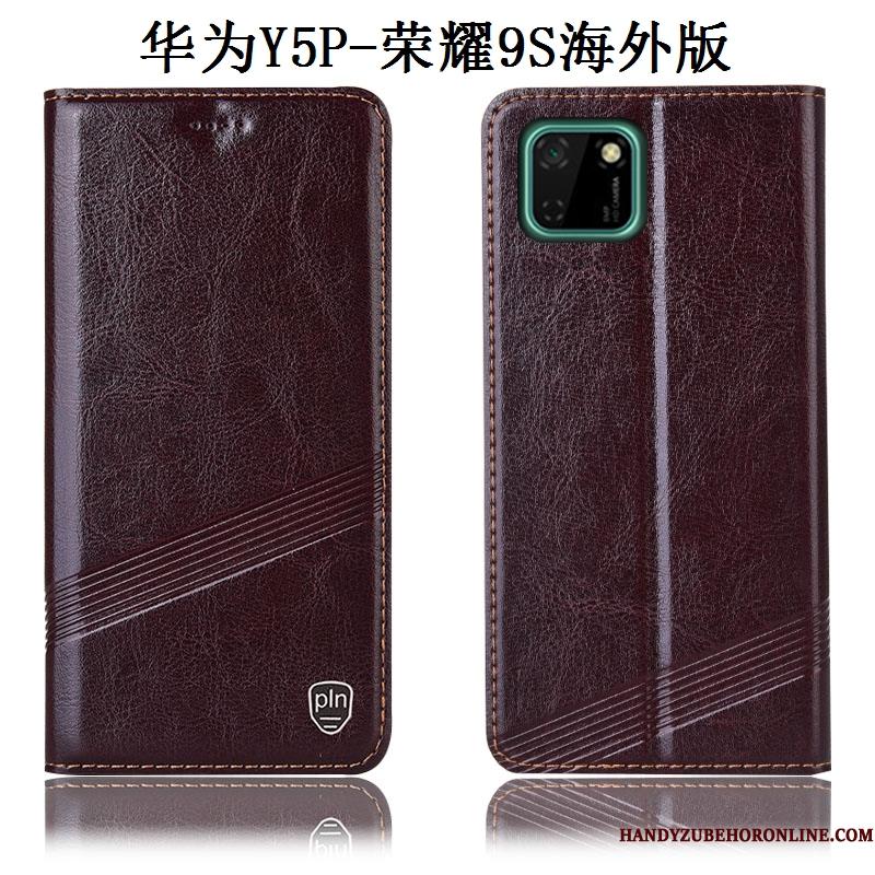 Huawei Y5p Rød Etui Beskyttelse Lædertaske Telefon Anti-fald Alt Inklusive