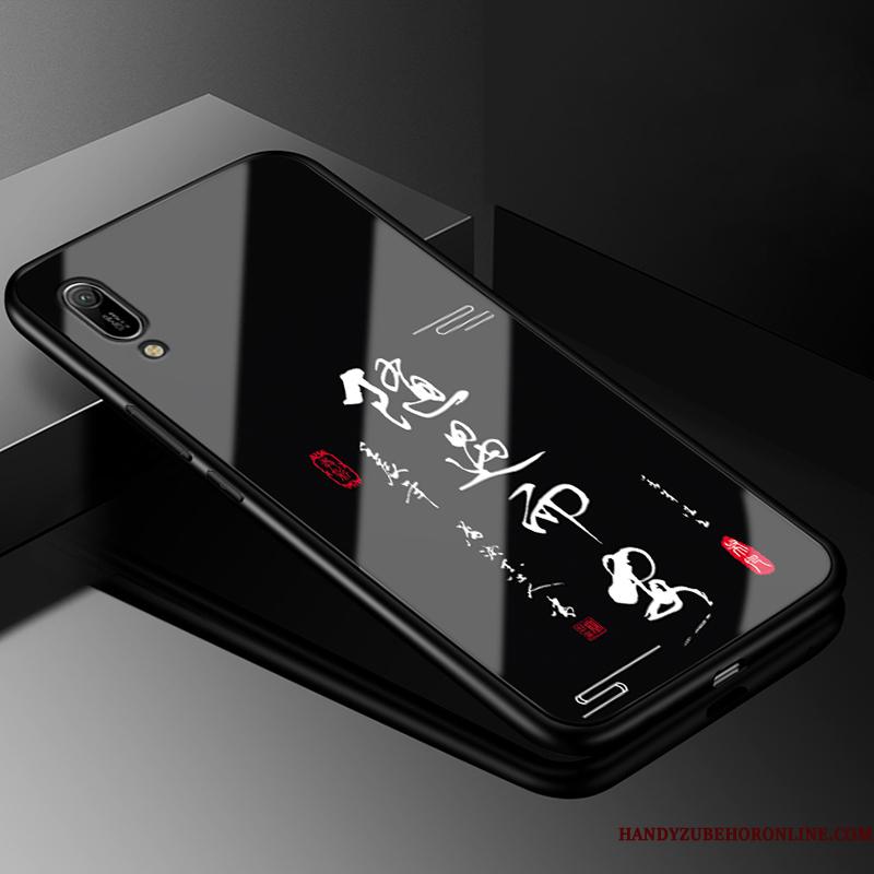 Huawei Y6 2019 Af Personlighed Hård Etui Glas Silikone Kreativ Telefon
