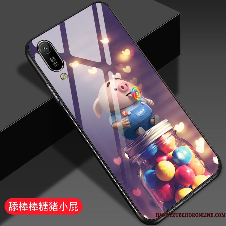 Huawei Y6 2019 Etui Alt Inklusive Silikone Cover Net Red Kreativ Blød Cartoon