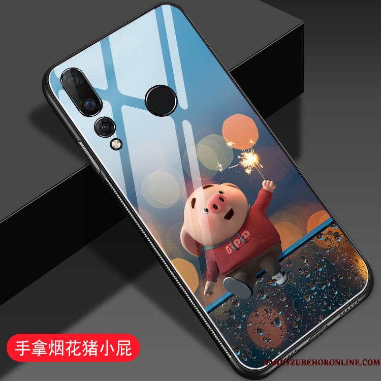 Huawei Y6 2019 Etui Alt Inklusive Silikone Cover Net Red Kreativ Blød Cartoon
