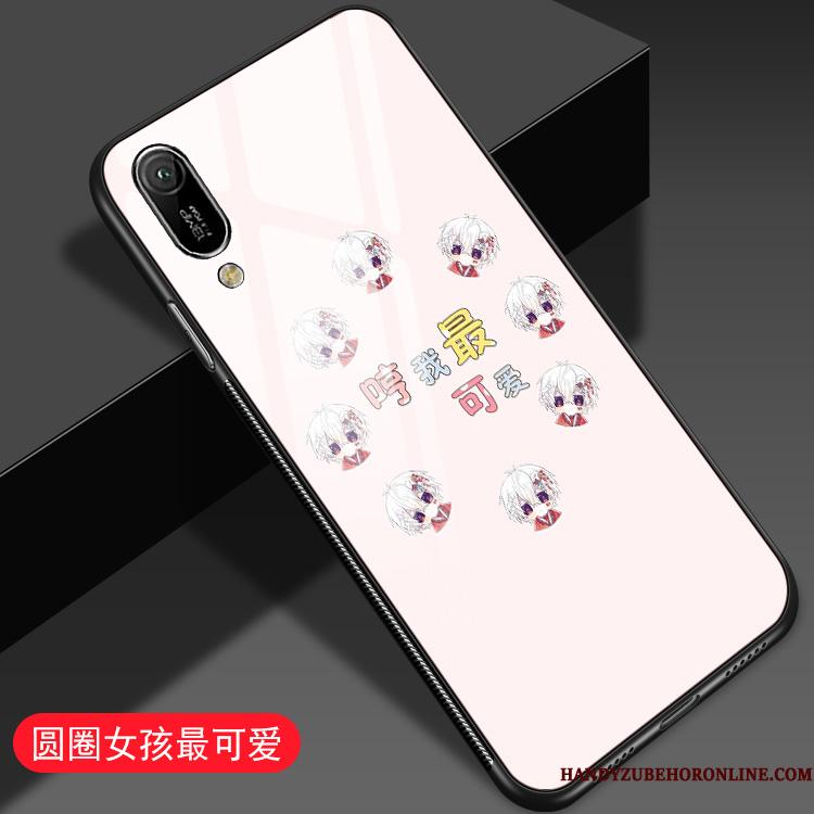 Huawei Y6 2019 Vind Anti-fald Beskyttelse Silikone Kat Telefon Etui Trendy