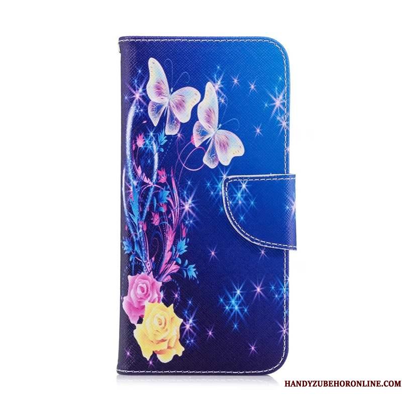 Huawei Y6s Folio Malet Telefon Etui Beskyttelse Lædertaske Sommerfugle Cover