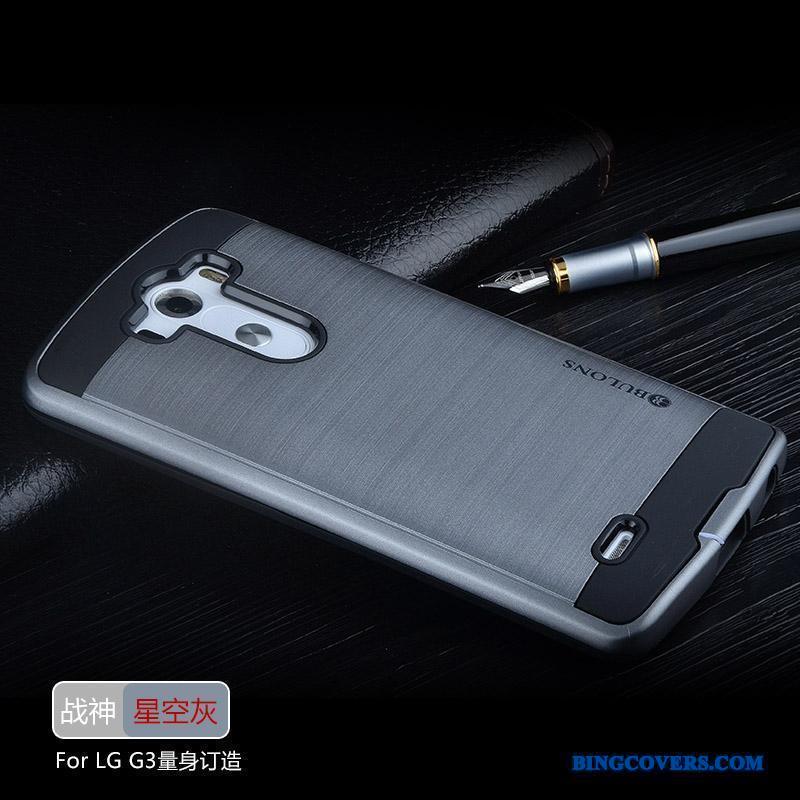 Lg G3 Telefon Etui Beskyttelse Cover Silikone Mobiltelefon Cyan Af Personlighed