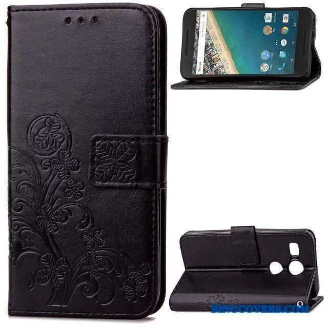 Lg Nexus 5x Clamshell Cover Beskyttelse Telefon Etui Silikone Farve Lædertaske