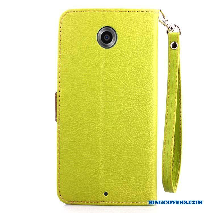 Lg Nexus 5x Telefon Etui Lædertaske Mobiltelefon Grøn Cover Beskyttelse Blød