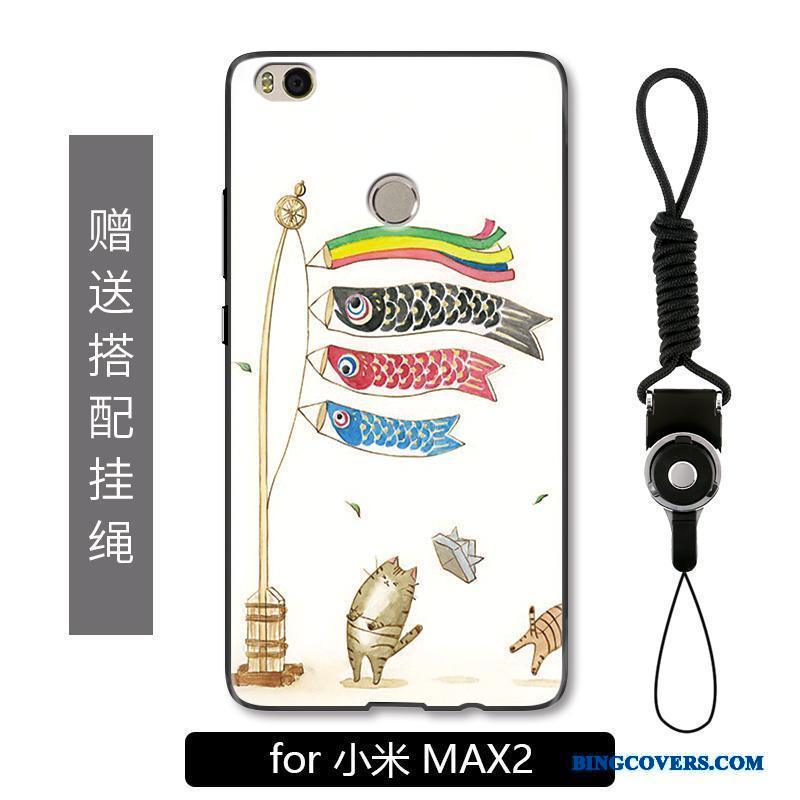 Mi Max 2 Beskyttelse Karpe Cover Telefon Etui Anti-fald Kat Cartoon