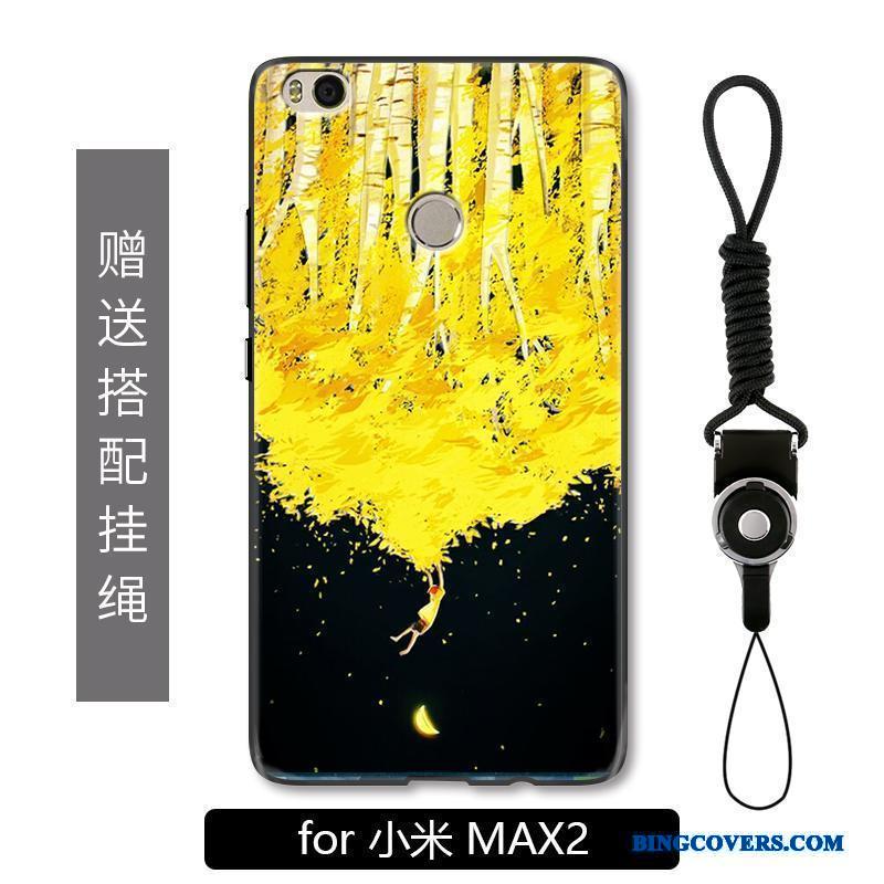 Mi Max 2 Cover Beskyttelse Anti-fald Telefon Etui Lille Sektion Relief Af Personlighed