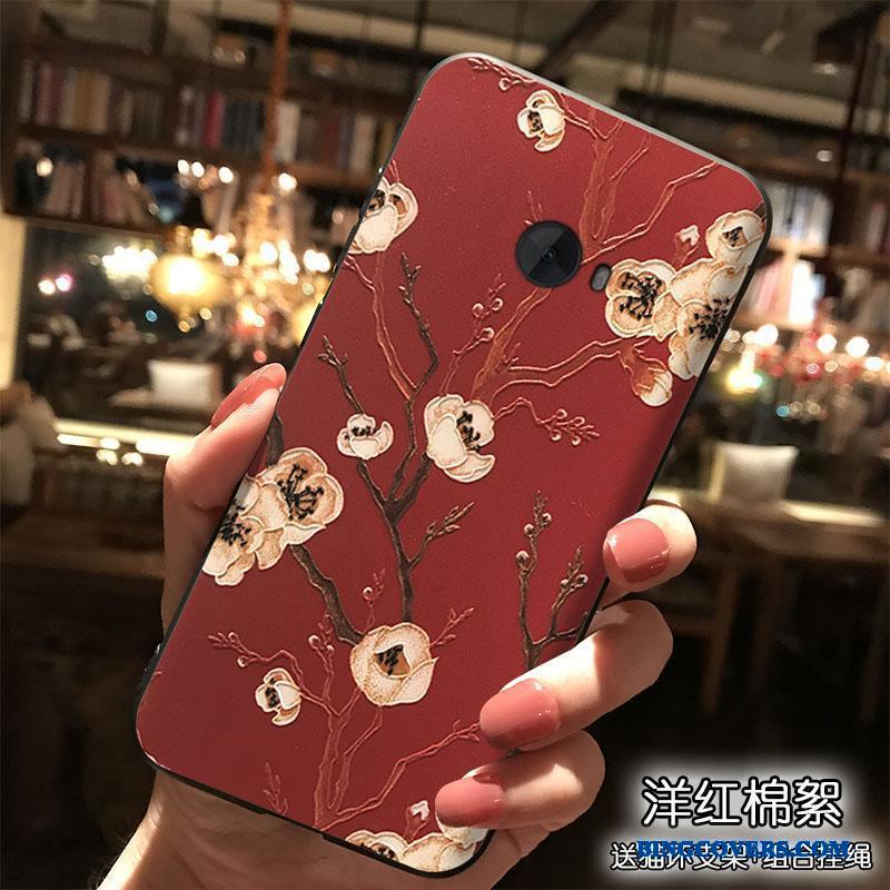 Mi Note 2 Alt Inklusive Etui Kreativ Telefon Cover Hængende Ornamenter Rød