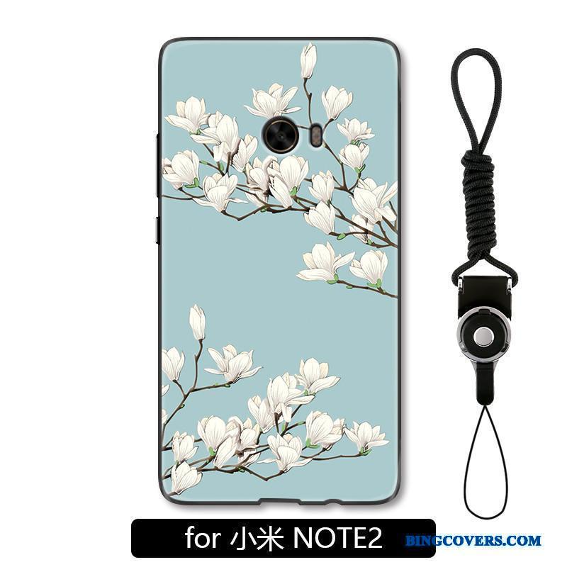 Mi Note 2 Anti-fald Beskyttelse Kunst Mode Telefon Etui Cover Blå