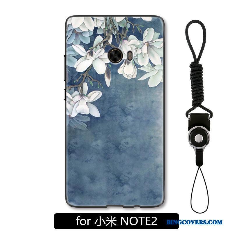 Mi Note 2 Anti-fald Beskyttelse Kunst Mode Telefon Etui Cover Blå