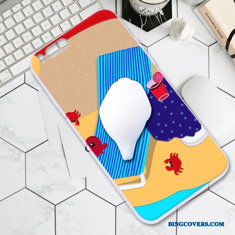 Mi Note 3 Etui Blød Silikone Alt Inklusive Tredimensionale Kreativ Cover Lyseblå