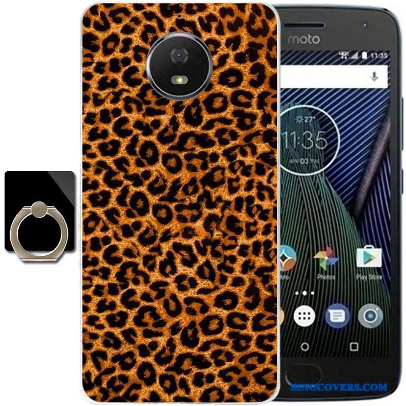 Moto G5 Plus Cover Farve Blød Beskyttelse Telefon Etui Silikone Anti-fald