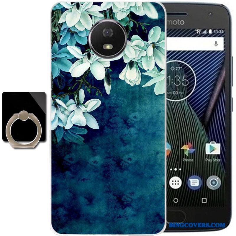 Moto G5 Plus Lyserød Etui Cover Beskyttelse Telefon Anti-fald