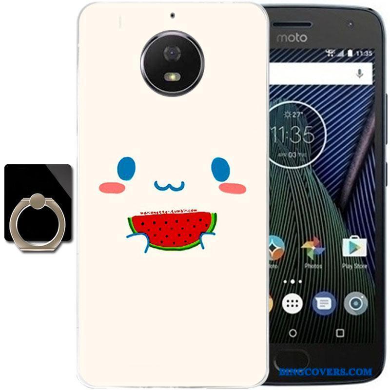 Moto G5s Plus Beskyttelse Cartoon Silikone Anti-fald Telefon Etui Cover Blød