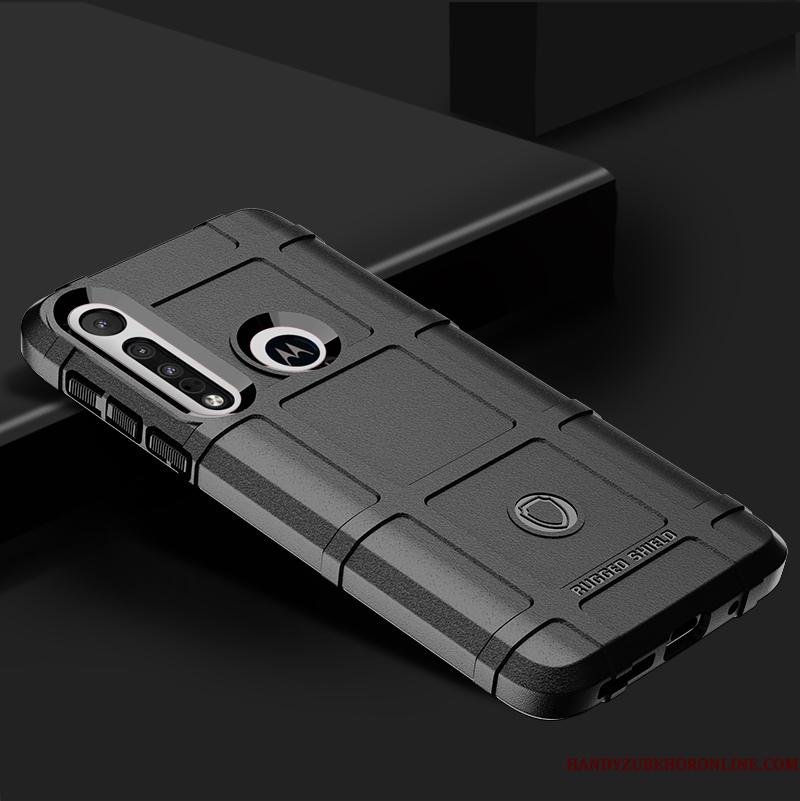 Moto G8 Plus Cover Silikone Anti-fald Beskyttelse Alt Inklusive Tykke Telefon Etui